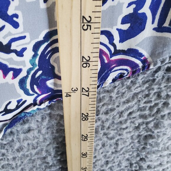 Chicos Top Womens Size 3 US 16/18 XL Multicolor Button-Down Floral Blouse - Picture 8 of 11